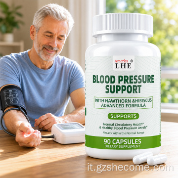 Le capsule della pressione sanguigna supportano la bacca di biancospino